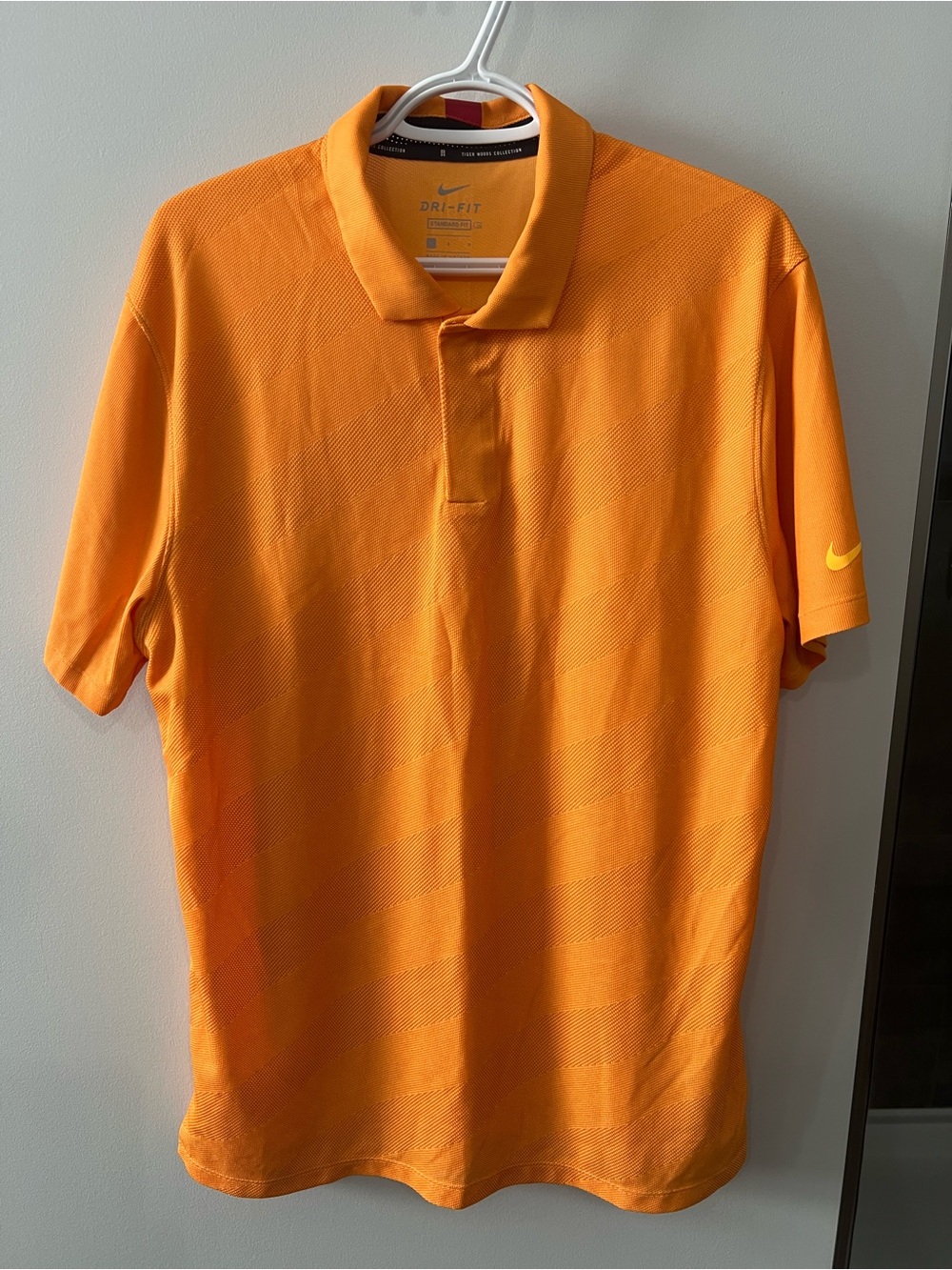Nike Tiger Woods Orange Short-Sleeve Polo